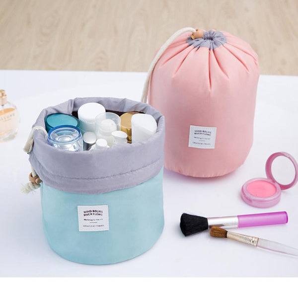 Shop Fashion Barrel Shaped Travel Cosmetic Ba – Luggage Factory