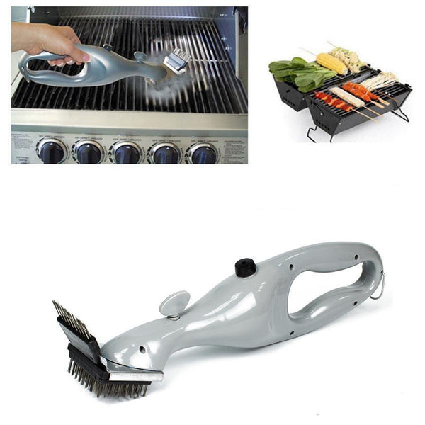 Barbecue Stainless Steel BBQ Cleaning Brush Outdoor Grill Cleaner