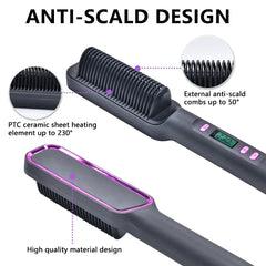 Electric Hair Straightening Comb-Innovation