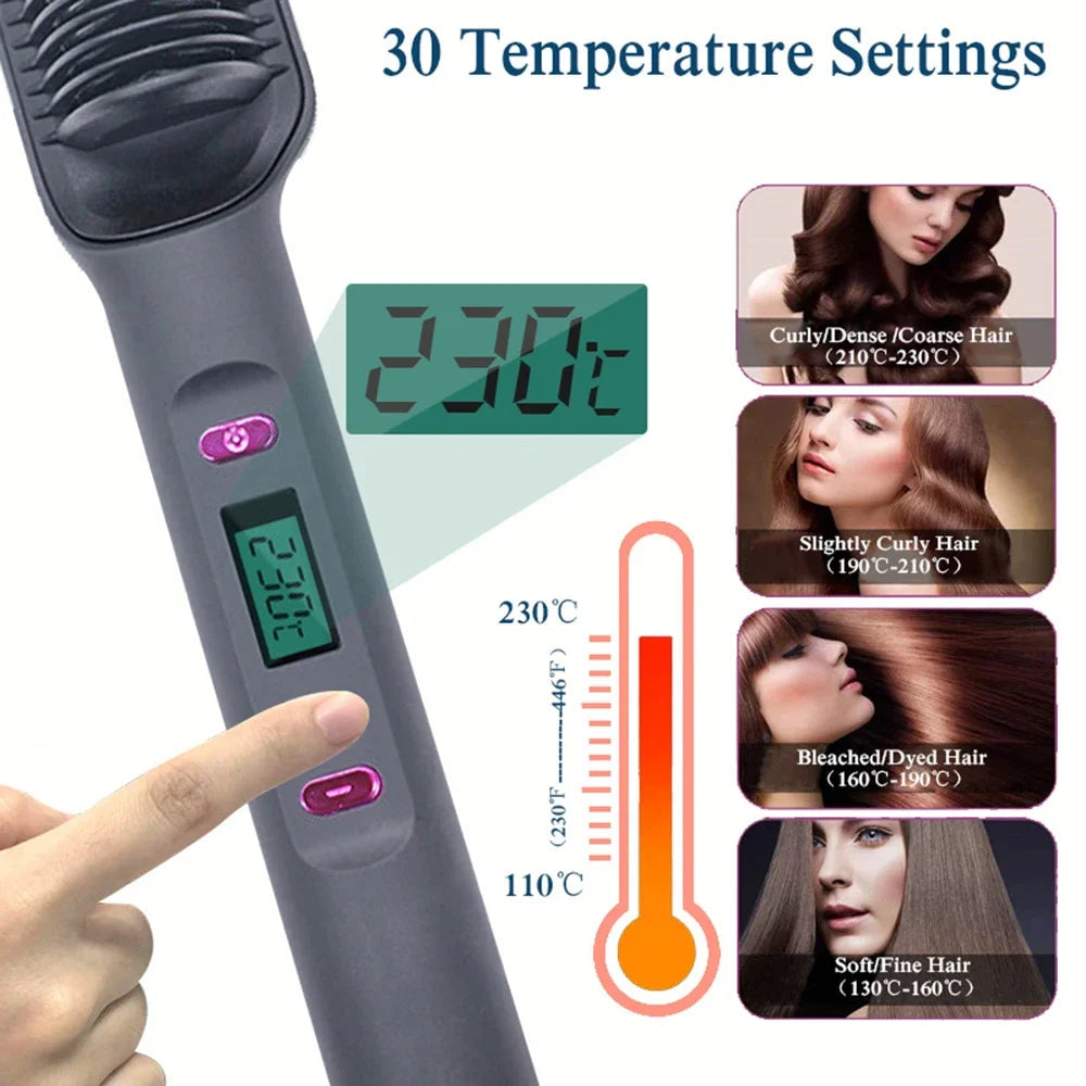 Electric Hair Straightening Comb-Innovation