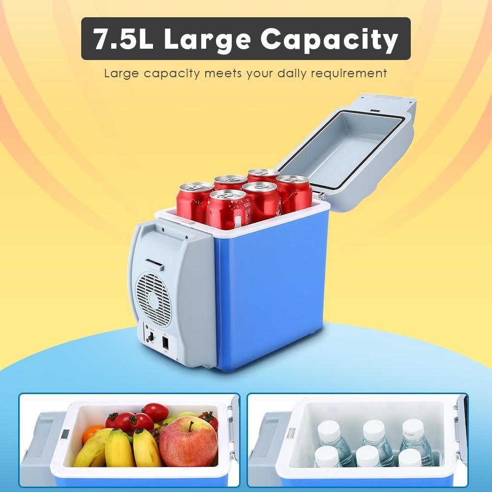Durable Car Refrigerator Cooler Multifunction Mini Fridge Freezer