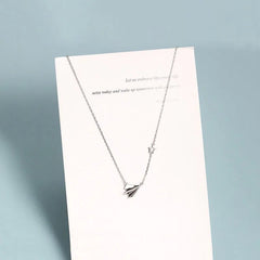 Paper Plane Pendant Necklace for Women-Innovation