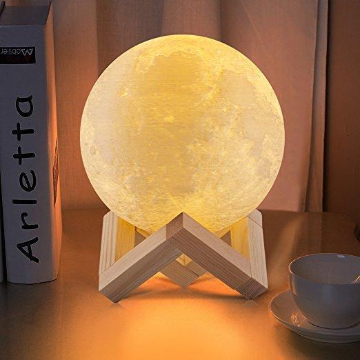 3D LED Moon Light/Lamp (Rechargeable)-Innovation