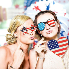 4th of July - Photo Booth Props Kit (25 Pcs)-Innovation