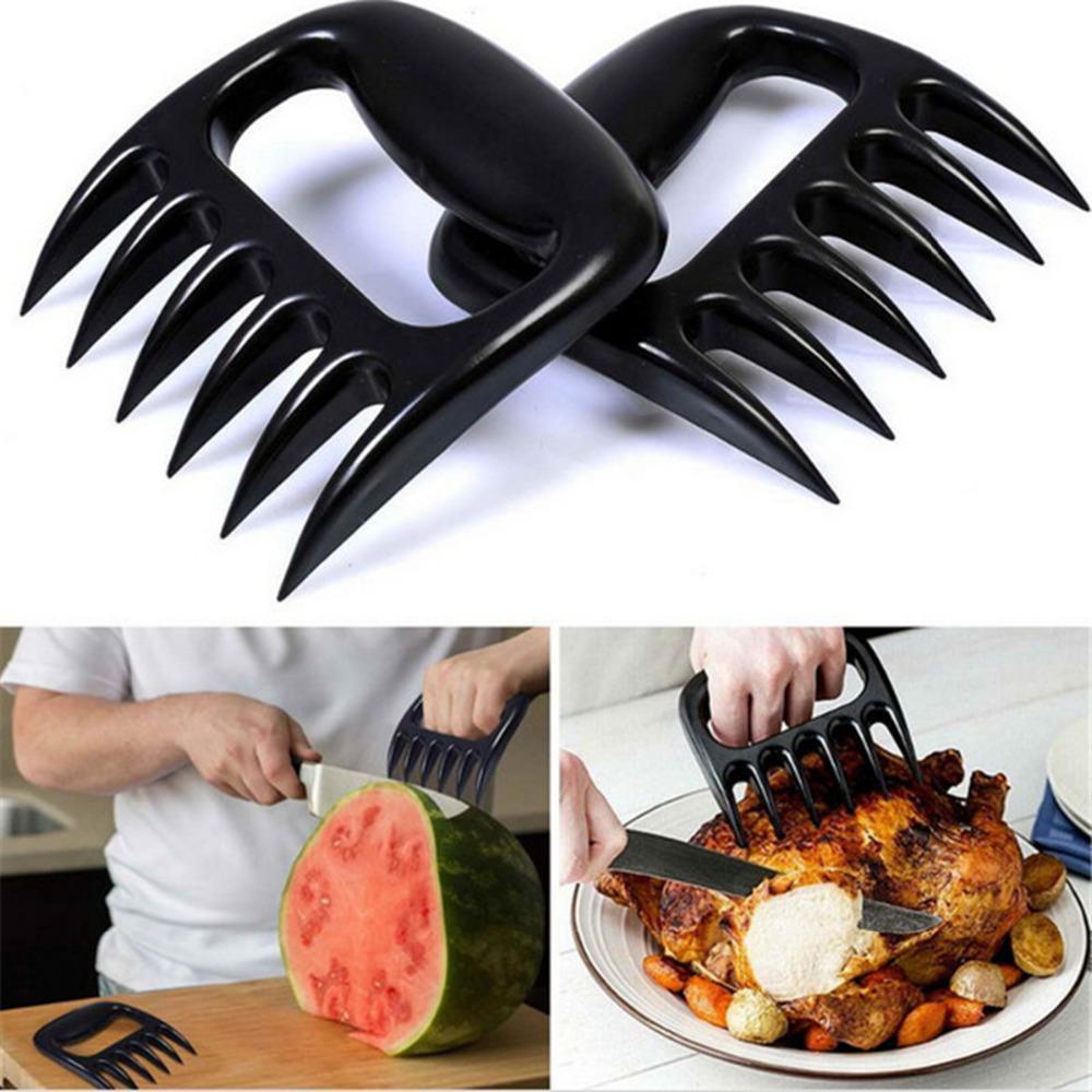 Meat Shredding Claws, Pulled Pork Bear Claws Stainless Steel BBQ