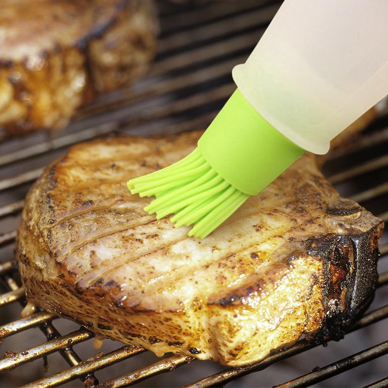 Silicone Heat Resistant Marinading Meat Grill Basting Pastry Brush