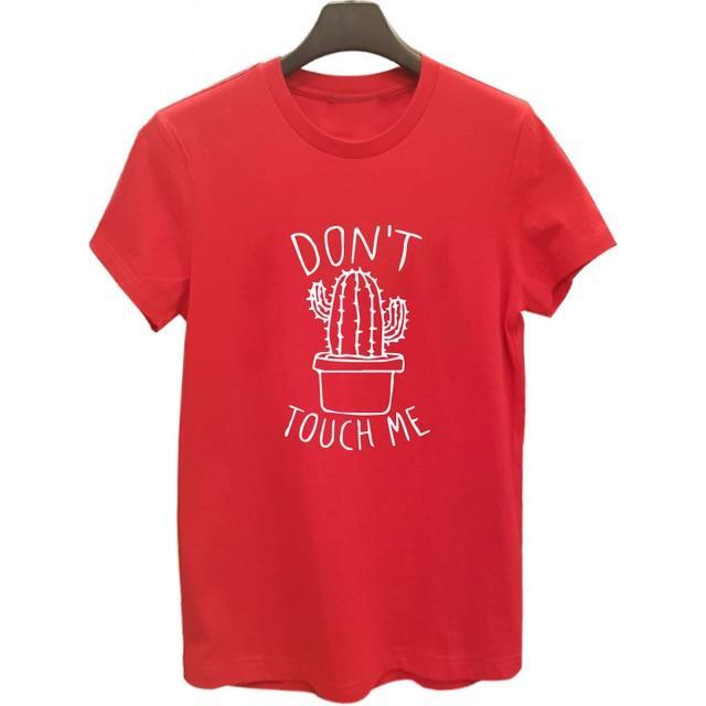 Cactus Don't Touch me Women's T-Shirt-Innovation