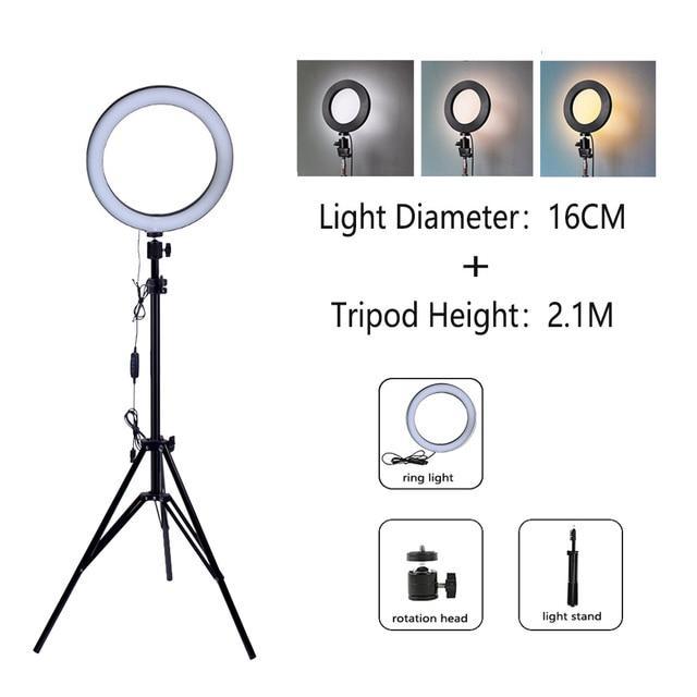 Professional Photo Studio Ring Light: Dual Clip Ring Light With LED Selfie  Stand, Microphone Holder, And Phone Mount For Camera Photography And Video  230908 From Zuo04, $25.83 | DHgate.Com