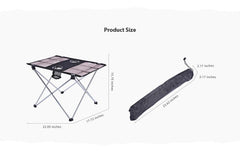 Foldable Table with Bottle Holders-Innovation