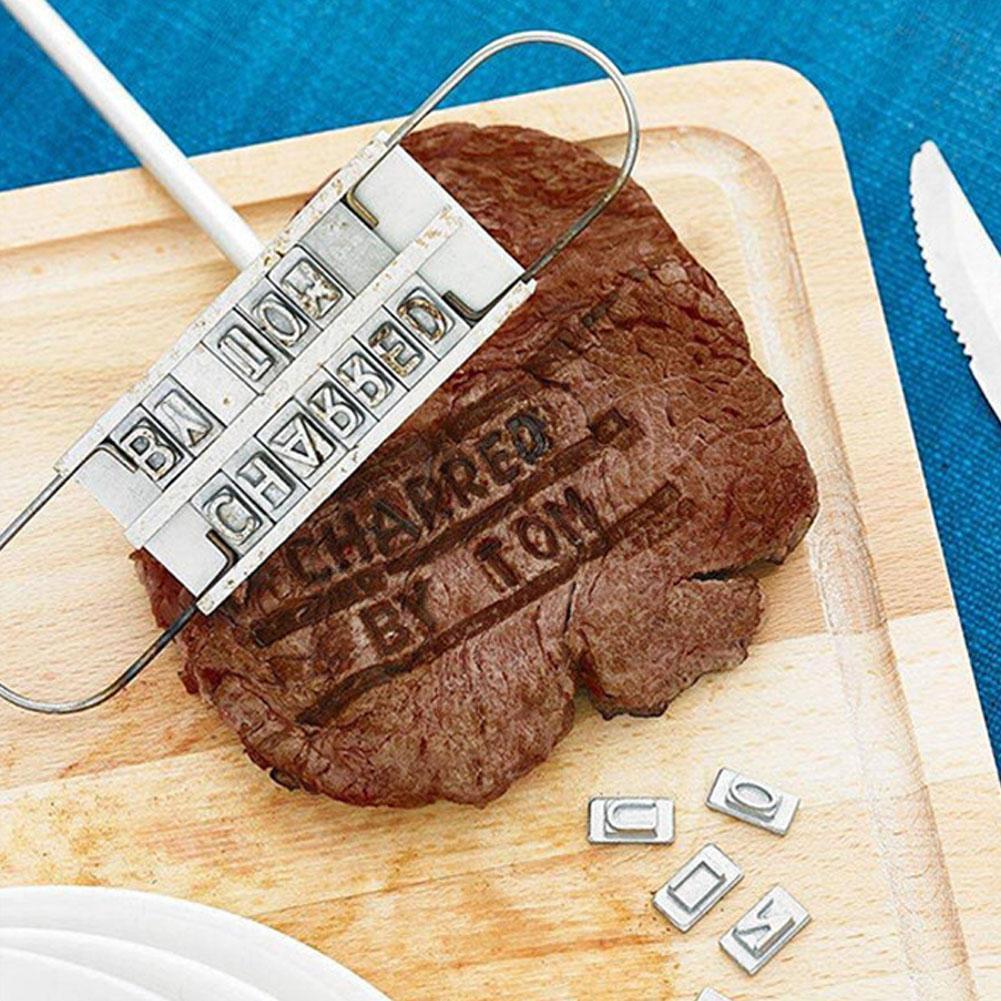 Meat Branding Iron With 55 Changeable Letters-Innovation