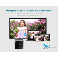 Smart Mini 1080P Wi-Fi Mobile Wireless Cube Projector-Innovation