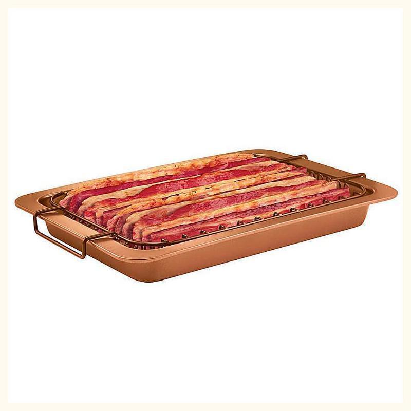 Titanium Steel Bacon Grilling Tray-Innovation