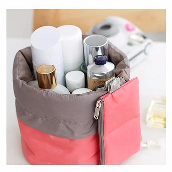 Shop Travel Cosmetic Bags Barrel Makeup Bag,W – Luggage Factory