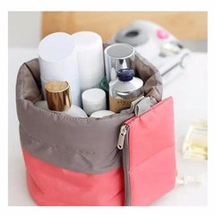 Barrel Shaped Travel Cosmetic/Makeup Bag-Innovation