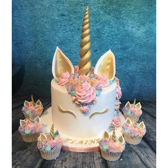 Unicorn Cake Mold Set (Horn, ears and eyelashes)-Innovation